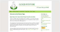 Desktop Screenshot of posturepage.com